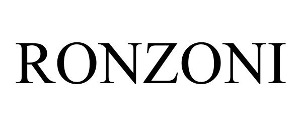 Trademark Logo RONZONI