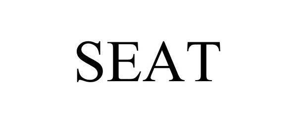 Trademark Logo SEAT