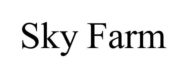 Trademark Logo SKY FARM