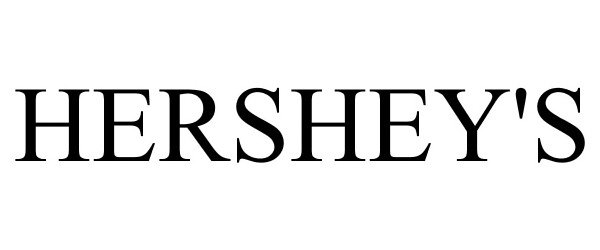 Trademark Logo HERSHEY'S