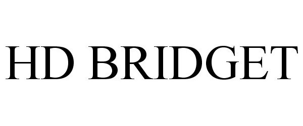 Trademark Logo HD BRIDGET