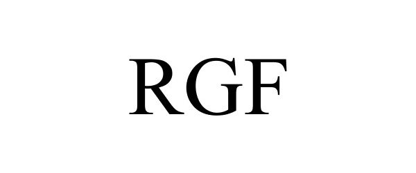 Trademark Logo RGF