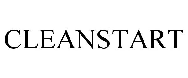 Trademark Logo CLEANSTART