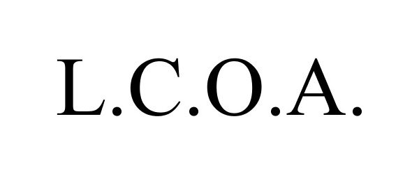 Trademark Logo L.C.O.A.