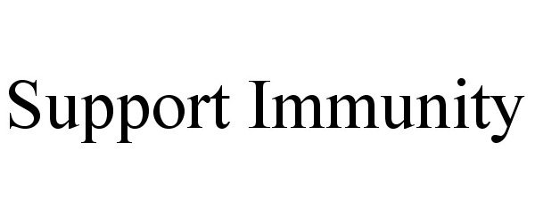 Trademark Logo SUPPORT IMMUNITY