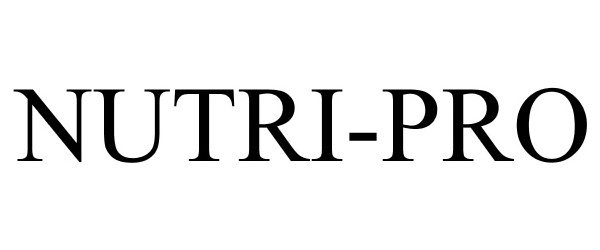 Trademark Logo NUTRI-PRO