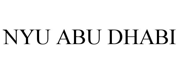  NYU ABU DHABI