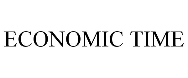 Trademark Logo ECONOMIC TIME