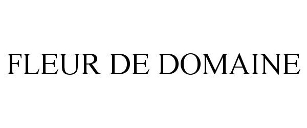  FLEUR DE DOMAINE