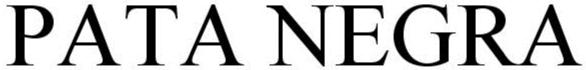 Trademark Logo PATA NEGRA