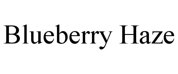 Trademark Logo BLUEBERRY HAZE