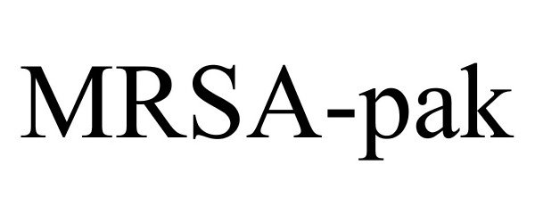 Trademark Logo MRSA-PAK
