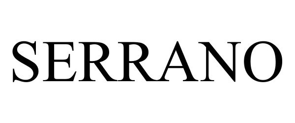 Trademark Logo SERRANO