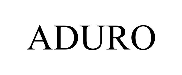 Trademark Logo ADURO
