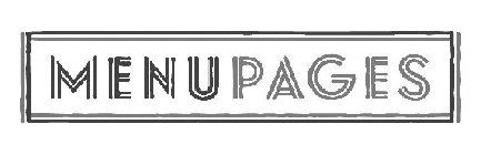 Trademark Logo MENUPAGES