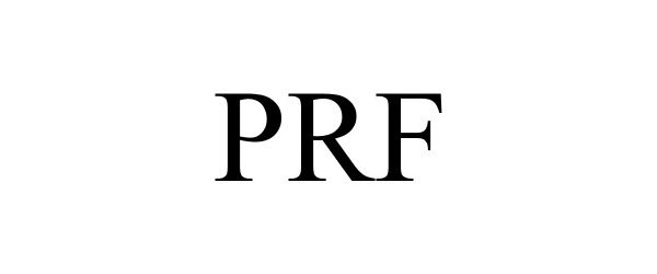 Trademark Logo PRF