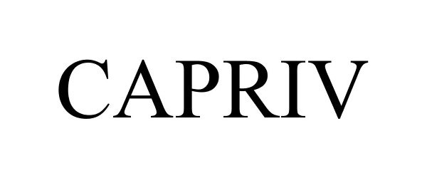 Trademark Logo CAPRIV