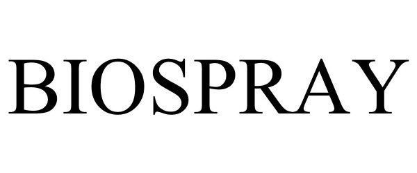 Trademark Logo BIOSPRAY