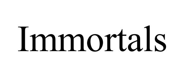 Trademark Logo IMMORTALS