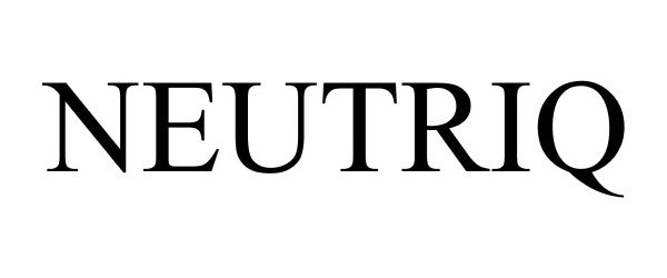 Trademark Logo NEUTRIQ