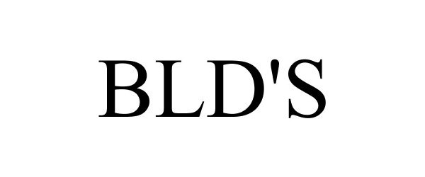 Trademark Logo BLD'S