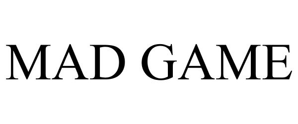 Trademark Logo MAD GAME