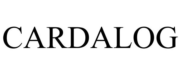 Trademark Logo CARDALOG