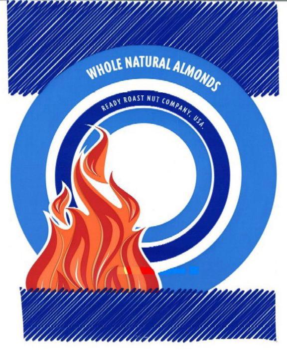 Trademark Logo WHOLE NATURAL ALMONDS READY ROAST NUT COMPANY, U.S.A.