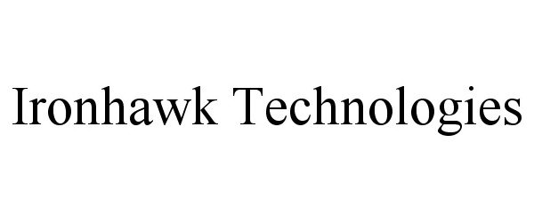  IRONHAWK TECHNOLOGIES