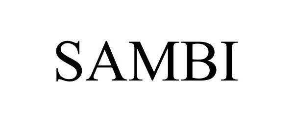 Trademark Logo SAMBI