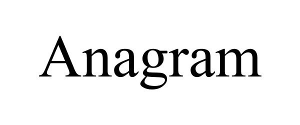  ANAGRAM