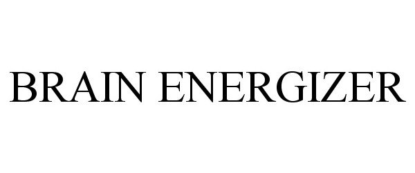 Trademark Logo BRAIN ENERGIZER