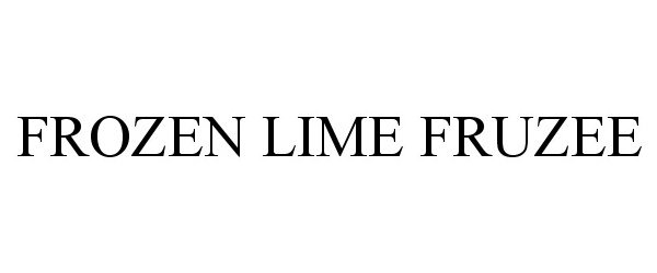 Trademark Logo FROZEN LIME FRUZEE
