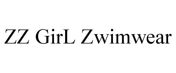 Trademark Logo ZZ GIRL ZWIMWEAR