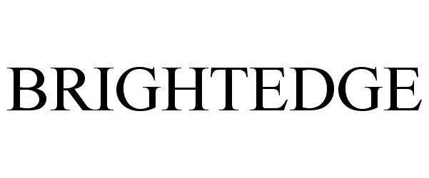 Trademark Logo BRIGHTEDGE