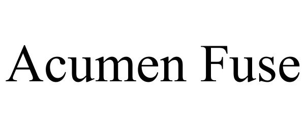 Trademark Logo ACUMEN FUSE