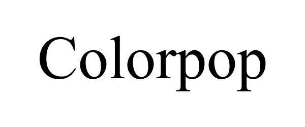  COLORPOP