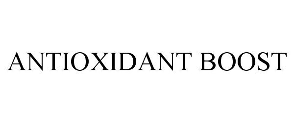 Trademark Logo ANTIOXIDANT BOOST
