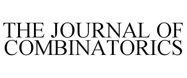 Trademark Logo THE JOURNAL OF COMBINATORICS