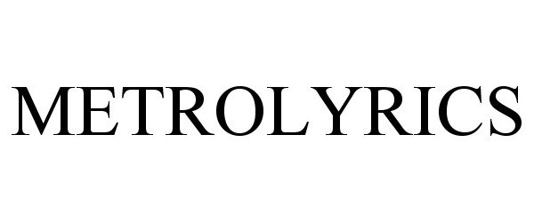 Trademark Logo METROLYRICS