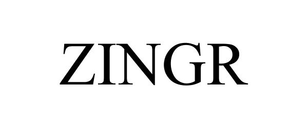 Trademark Logo ZINGR