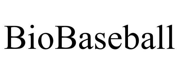 Trademark Logo BIOBASEBALL