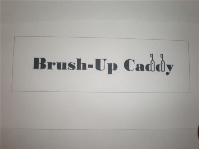  BRUSH-UP CADDY