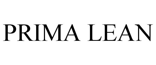 Trademark Logo PRIMA LEAN