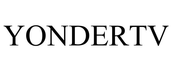 Trademark Logo YONDERTV