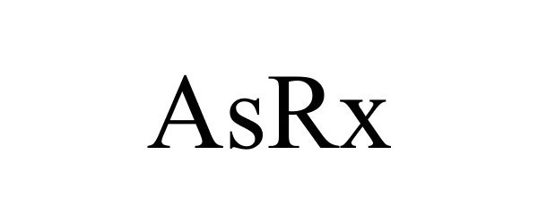 Trademark Logo ASRX