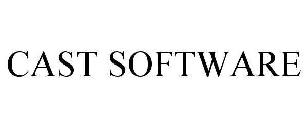 Trademark Logo CAST SOFTWARE