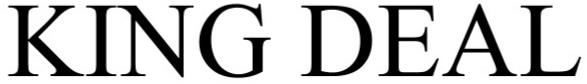 Trademark Logo KING DEALS