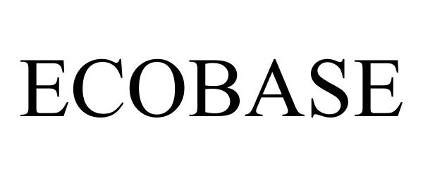 Trademark Logo ECOBASE