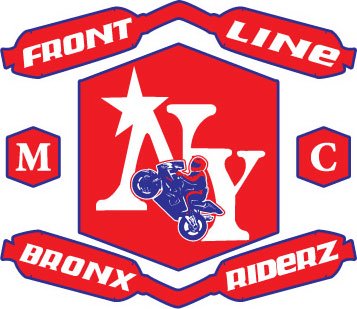  NY FRONT LINE BRONX RIDERZ MC